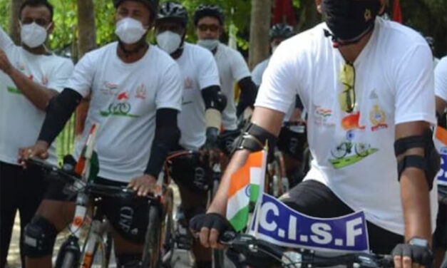 The First ‘Great Indian Coastal Cyclothon’ Launched by CISF Will Reach Mangalore On March 26
