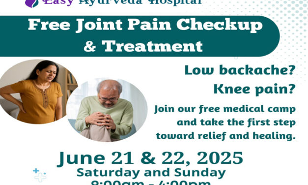Easy Ayurveda Hospital in Mangalore Has Organized a Joint Health Check-Up Camp. Here Are The Camp Details