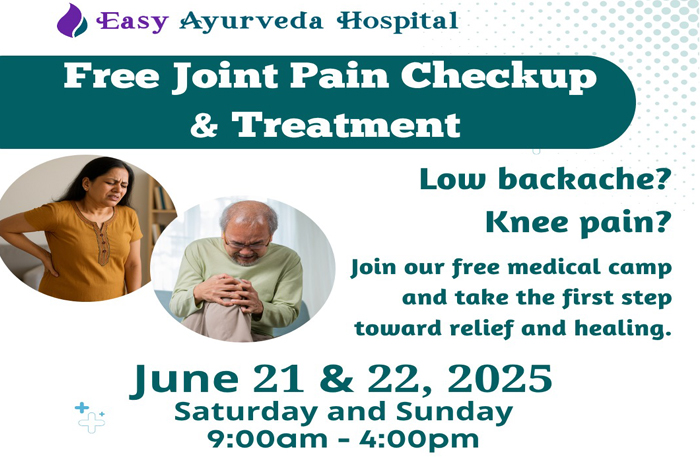 Easy Ayurveda Hospital in Mangalore Has Organized a Joint Health Check-Up Camp. Here Are The Camp Details