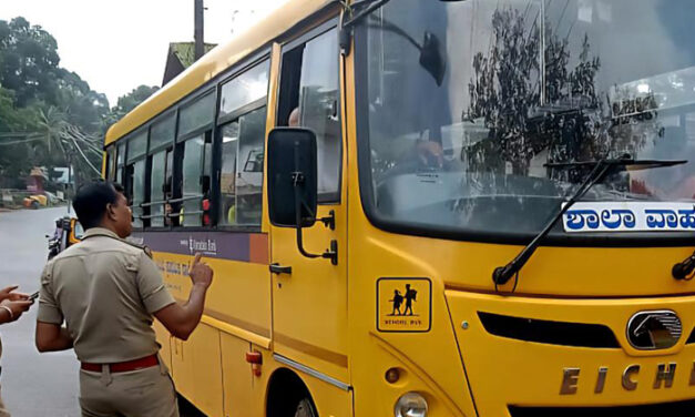 Udupi Police Conduct School Vehicle Inspection Drive Across The District: 282 Cases Filed