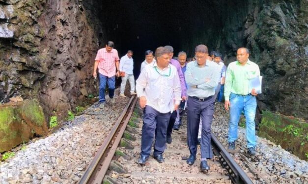Subrahmanya Road Railway Station, Undergoing Redevelopment Under Amrit Bharat Station Scheme Inspected