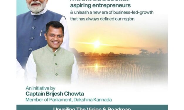 Dakshina Kannada MP Capt. Brijesh Chowta Launches ‘Bolpu’ to Encourage Entrepreneurship & Agricultural Growth