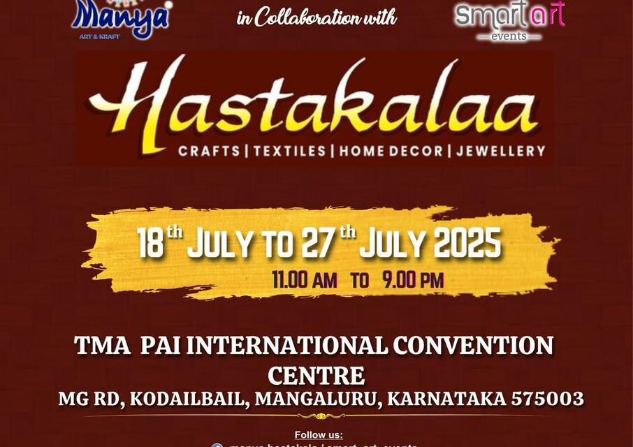 Hastakalaa 2025 is Returning Soon to Mangalore: Click Here For The Details