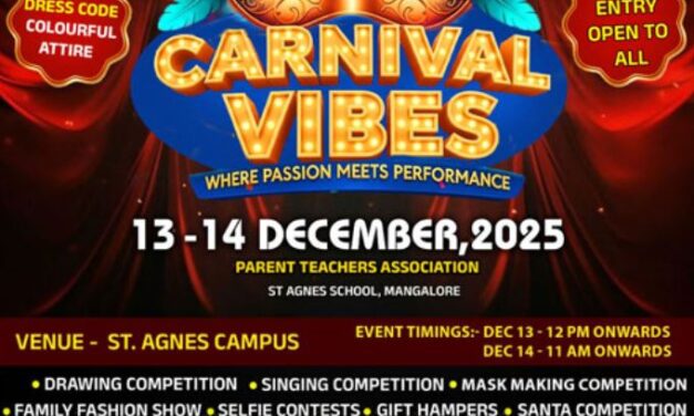Two-day Grand Carnival Vibes 2025 Will be Held at St Agnes Campus on December 13 & 14: Check This Out