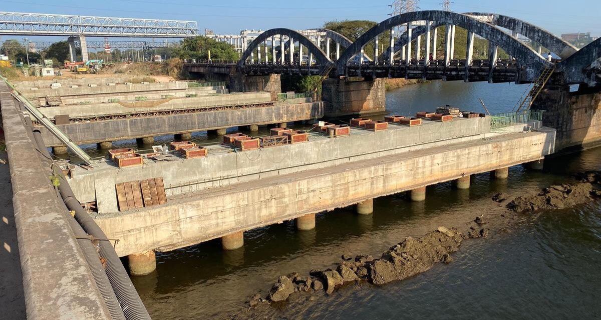 The NHAI Likely to Complete The New Six Lane Bridge Across Phalguni at Kuloor by End of May 2026