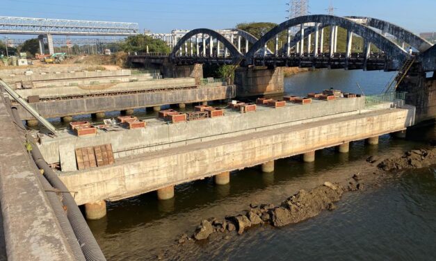 The NHAI Likely to Complete The New Six Lane Bridge Across Phalguni at Kuloor by End of May 2026